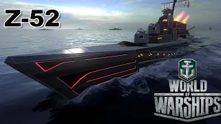 прокачка Эсминец Z52 World of warships blitz