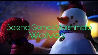 Selena Gomez,Marshmello-Wolves animated music video