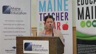 Kelsey Stoyanova 2021 Penobscot County Teacher of the Year Semi-Finalist Speech