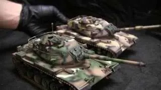 1/35th scale M60A3 MBT Model showcase video