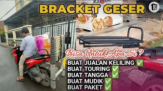 BRACKET GESER MOTOR UNTUK SEMUA JENIS MOTOR / BRACKET UNIVERSAL MODIFIKASI  BISA UNTUK TANGGA LIPAT