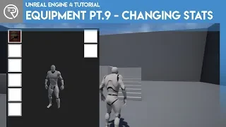 Unreal Engine 4 Tutorial - Equipment - Part 9 Changing Stats