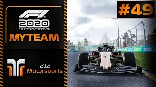 WE'VE CREATED A MONSTER... F1 2020 MY TEAM CAREER MODE #49 Season 3 Round 1 Australian GP!