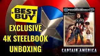 Captain America The First Avenger - 4K Ultra HD Blu-ray - Best Buy Exclusive Steelbook Unboxing