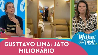 Confira detalhes do novo jatinho luxuoso de Gusttavo Lima | MELHOR DA TARDE