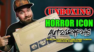 UNBOXING 4 SIGNED PHOTOS FROM HORROR ICONS (Robert Englund, Sid Haig, Malcolm McDowell, and MORE!)