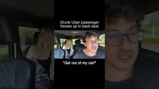 Uber Passenger Throws Up & Gets Kicked Out!