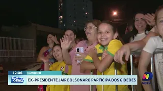 Bolsonaro marca presença no Congresso Internacional dos Gideões em Camboriú