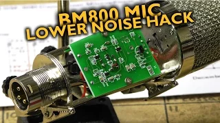 BM-800 microphone low noise hack