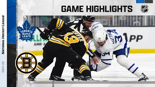 Maple Leafs @ Bruins 3/29 | NHL Highlights 2022