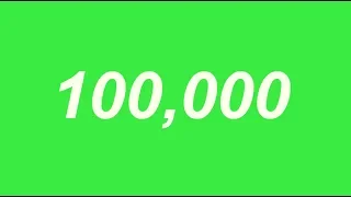 100.000 Green Screen Counter  [White]