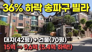서울 송파구 대지 넓은 빌라 경매 물건 / 사건번호: 2022 타경 57432