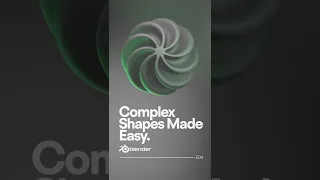 Complex Shapes Made Easy E04 ( blender tutorial )