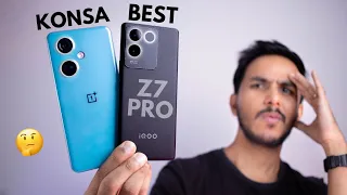 iQOO Z7 Pro vs OnePlus Nord CE 3 - Best 5G Phone Under 25000 !