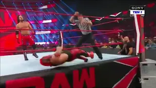 Rey mysterio vs aj styles United states championship match raw 12/9/19