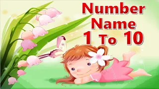 Number Names 1 To 10|Number Names |1 to 10 Spelling |Number Names For Kids |Number Names 1-10|Maths