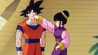 Goku besa a Milk y se despide para ir a entrenar - Latino | 1080p Blu-Ray