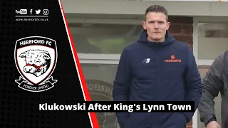 INTERVIEW | Yan Klukowski Reacts to Defeat to King's Lynn Town