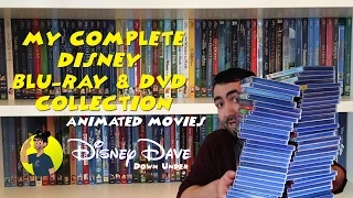 My Complete DISNEY Blu-Ray & DVD Collection: Animated Movies