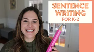 How to Write a Sentence | SENTENCE WRITING in Kindergarten, First, and Second Grade