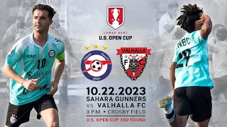 SAHARA GUNNERS FC vs. VALHALLA FC  I 3 p.m. I Crosby Field