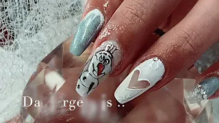 Nagelmalerei mit Gel, Olaf malen