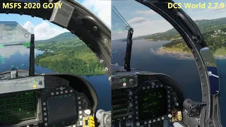 F/A-18 Over Mariana Islands - Microsoft Flight Simulator 2020 GOTY vs DCS World 2.7.9 Comparison