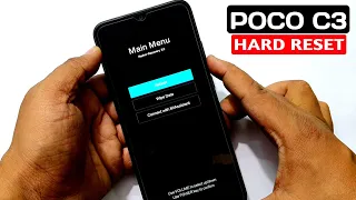 POCO C3 Hard Reset |Pattern Unlock |Factory Reset Easy Trick With Keys