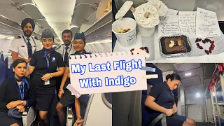 My Last Working Day with Indigo 🥹| Chennai Layover ✈️| Cabin crew #indigo #indigo6e #emotional