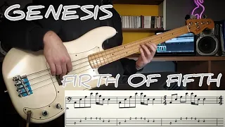 Genesis - Firth Of Fifth - Seconds Out live version /// Bass Line Cover [Play Along Tab]