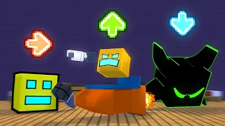 FNF Character Test | Gameplay VS Minecraft Animation | Geometry Dash