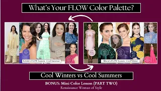 Flow Color Analysis: Cool Winter vs Cool Summer - Can You Wear Both?