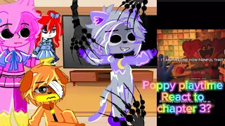 💢Poppy playtime💢 react to 🔥chapter 3 //gacha reaction💦 part 5 special ✨au