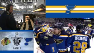 Behind the Scenes: Blues vs Hawks - Game 7 - View From the Organ Bench