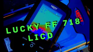 Эхолот LUCKY FF718LiCD на воде