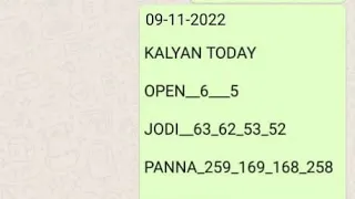 Kalyan 10-11-2022 free otc satta matka 100% Fixx single ank tricks kalyan Don't miss