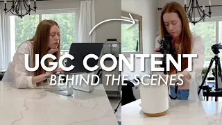 UGC content creation day in my life! 🎬 how i film UGC content, behind the scenes vlog