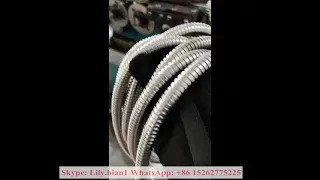 Metal flexible hose making machine