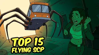 Man Eating Bus SCP-2086 Rerouting - Top 15 Flying SCP (Compilation)