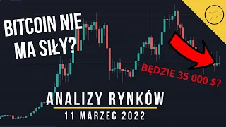 Bitcoin nie ma siły do wzrostów! Czy spadniemy do 35k? Analiza: ETH, SOL, ADA, XRP, XEM, BNB i inne.