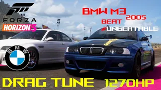 FASTEST BMW M3 2005 DRAG TUNE (1270HP)😎 ( beat the UNBEATABLE ) | Forza Horizon 5