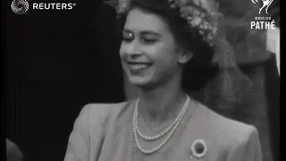 ROYAL / SOUTH AFRICA: Royal family tour ends in Cape Town (1947)