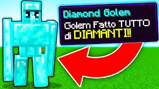 MINECRAFT MA CON I GOLEM PERSONALIZZATI!!