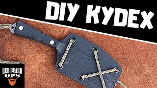 How To Make a Kydex Knife Sheath - Super Simple Tutorial