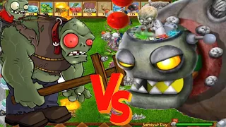 Plants vs Zombies RTX GRAPHICS MOD - Gatling Pea vs 999 Gargantuar Zombie Dr. Zomboss! PvZ Plus