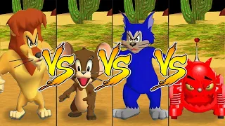 Tom and Jerry in War of the Whiskers Robot Cat Vs Jerry Vs Butch Vs Lion (Master Difficulty)