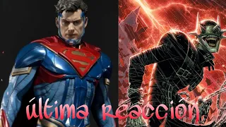 última reacción de los personajes de injustice 2