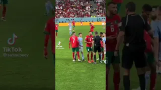 Morocco Vs Spain Fight 😡 moment World Cup #football