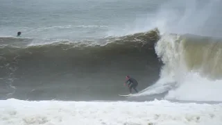 BOMBING NOR'EASTER SURF in NEW JERSEY