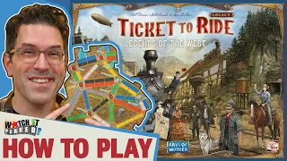 Ticket To Ride Legacy: Legends Of The West - How To Play